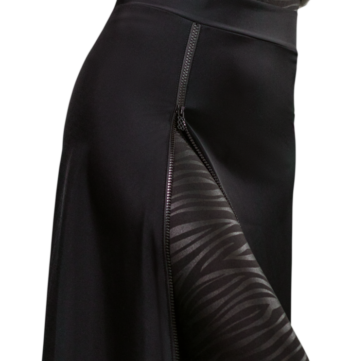 woman wearing anevis skirt and workout outfit